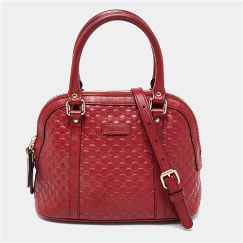 gucci dome leather bag|Gucci microguccissima dome bag.